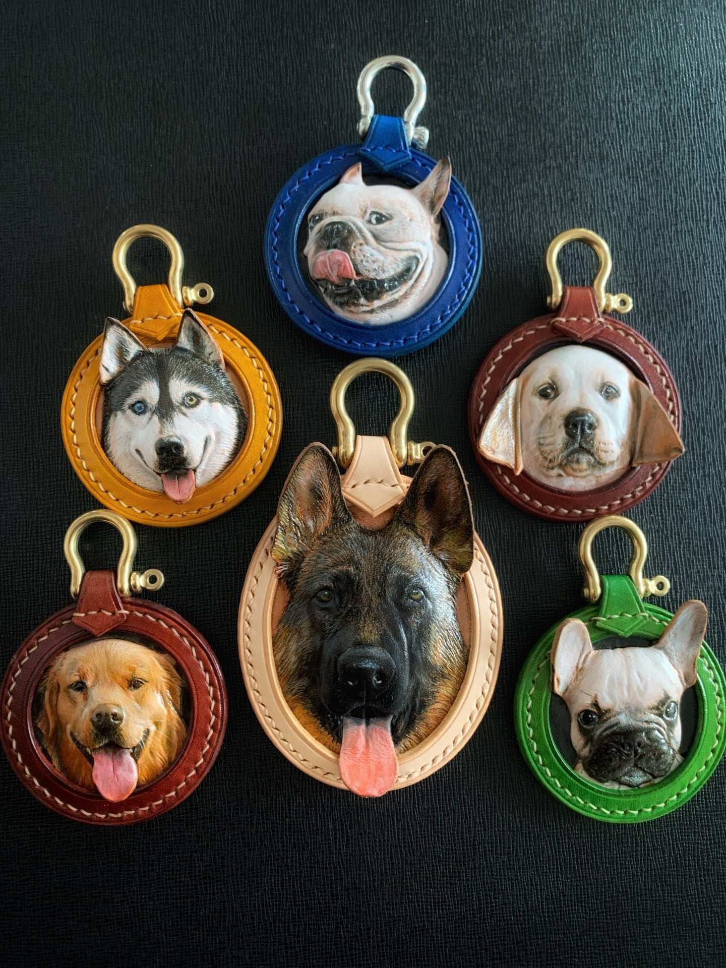 custom dog keychain
