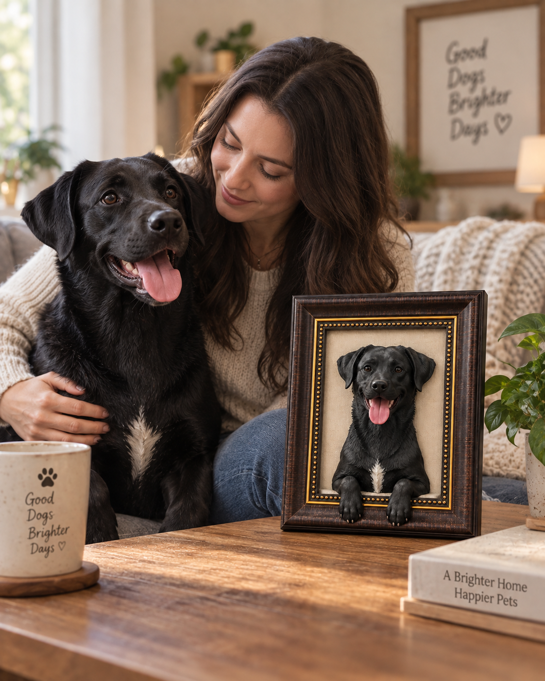 Custom 3D Pet Portrait From Your Photos