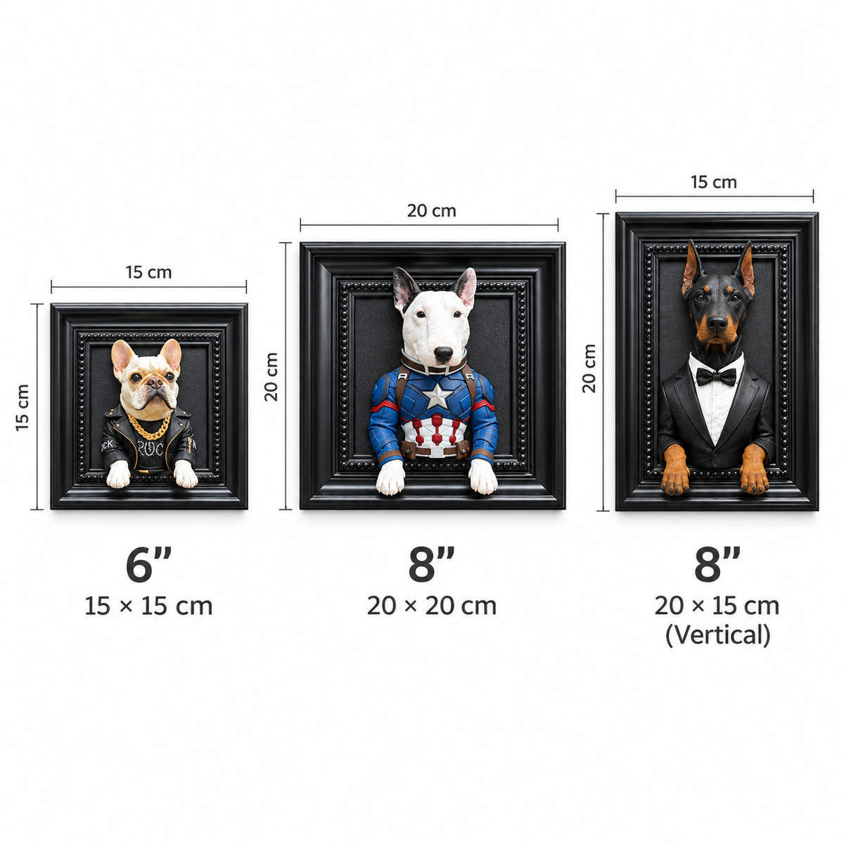 Custom 3D Pet Portrait From Your Photos