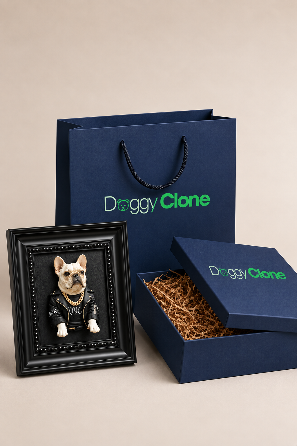 Custom 3D Pet Portrait From Your Photos