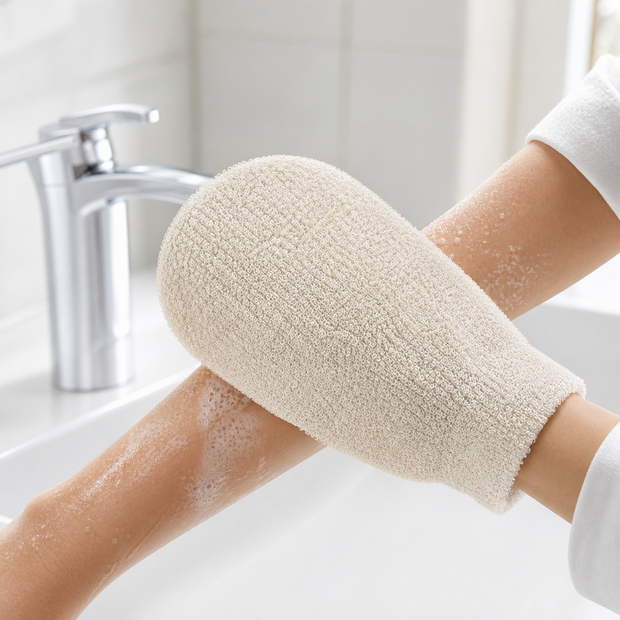 Natural Loofah Bathroom Kit