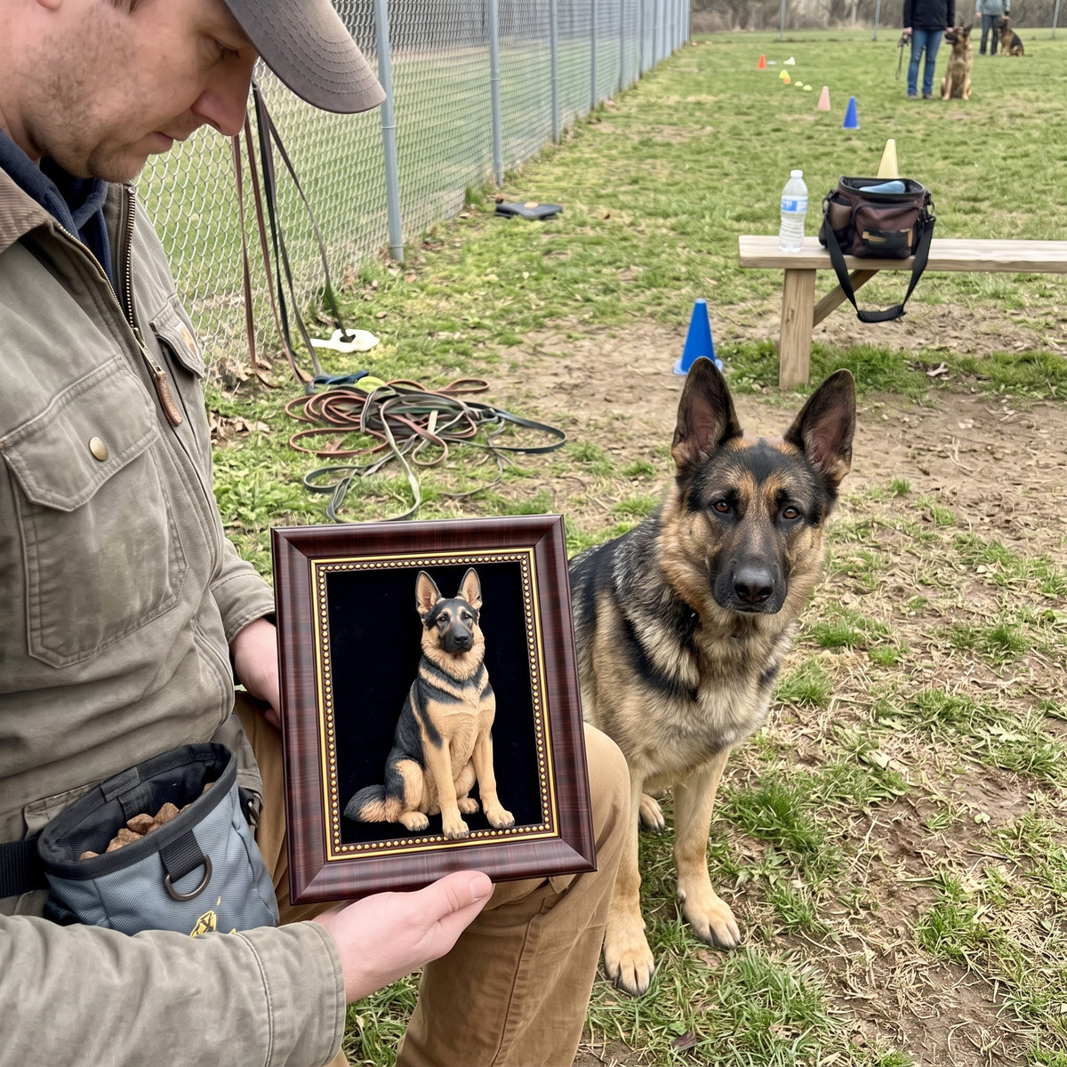 Custom 3D Pet Portrait From Your Photos