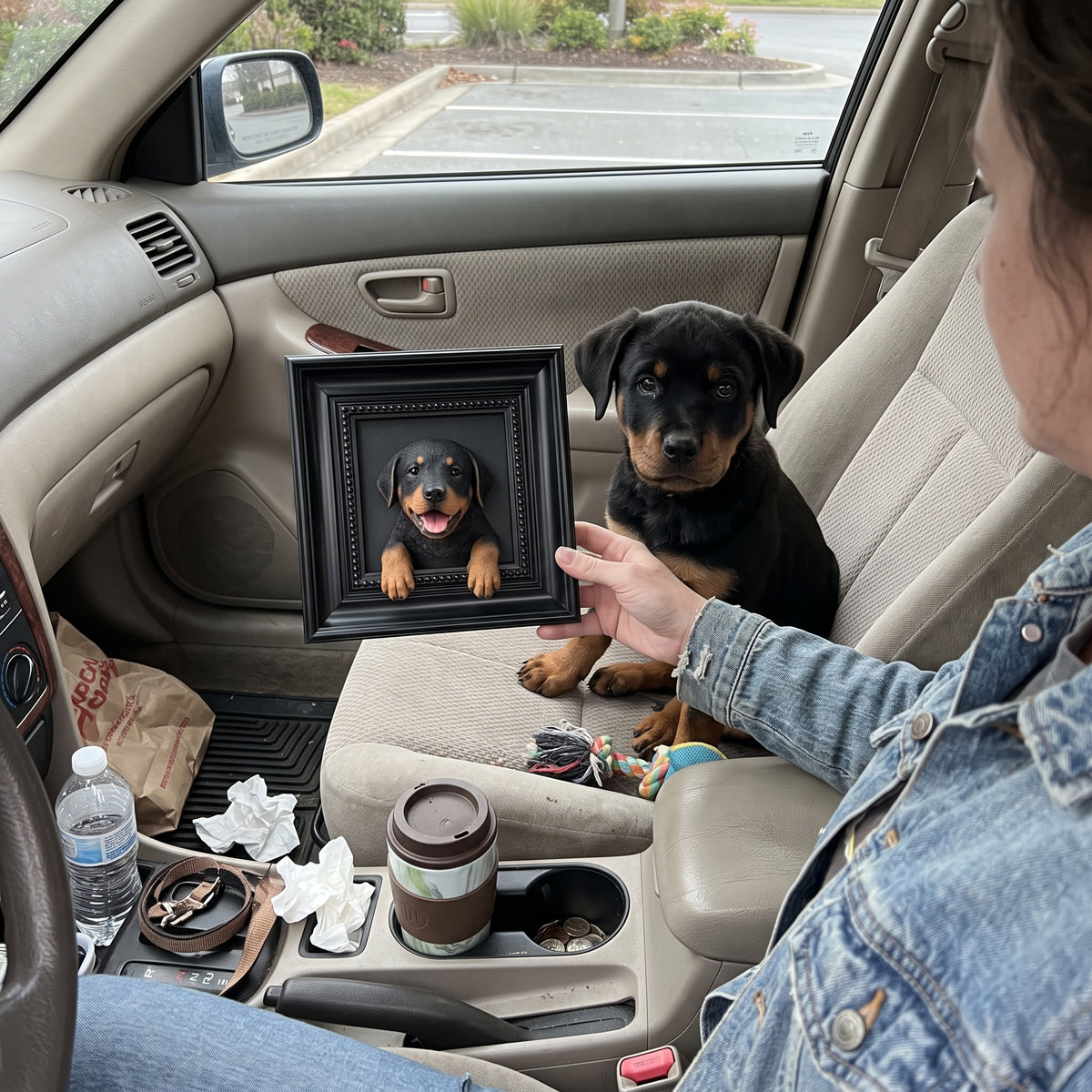 Custom 3D Pet Portrait From Your Photos