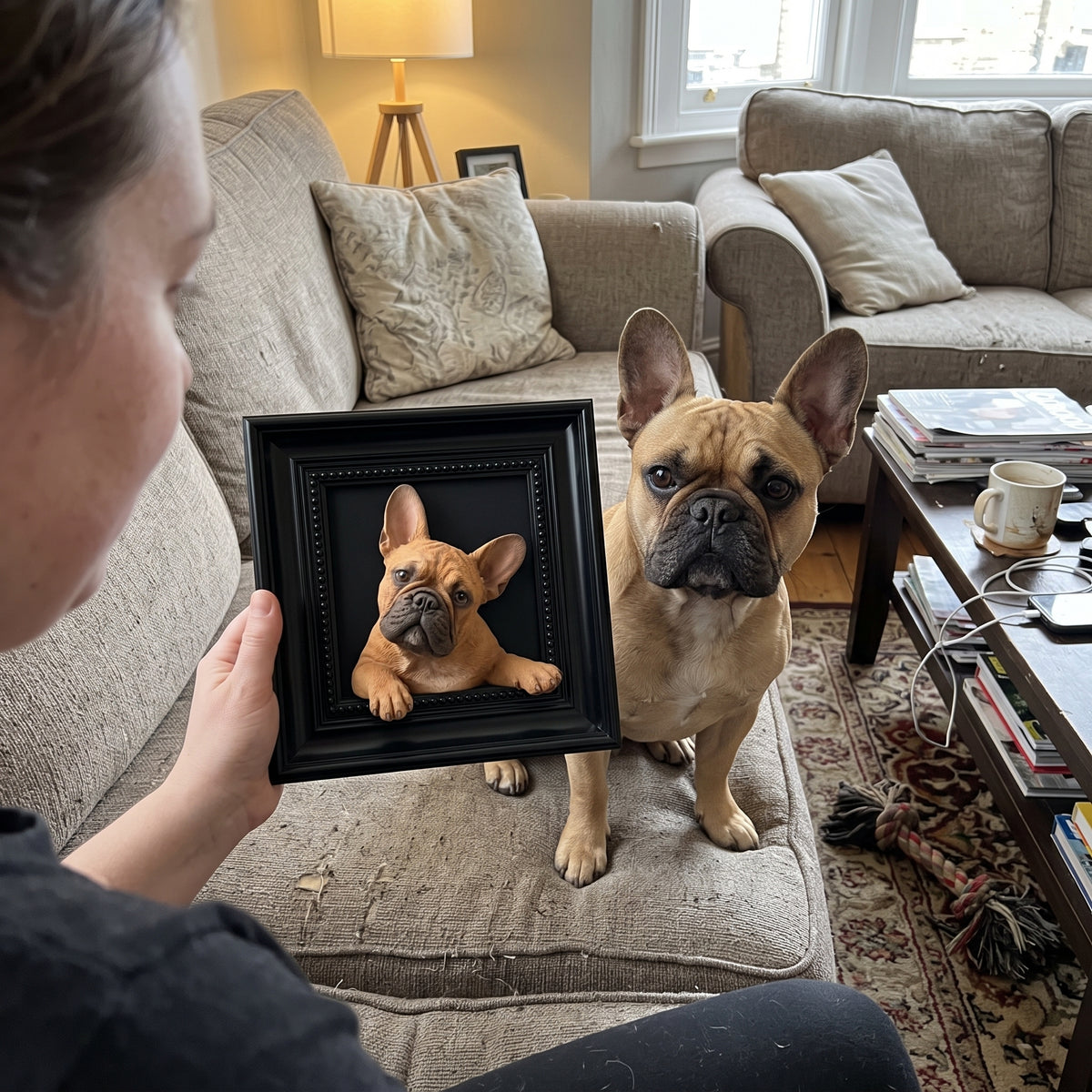 Custom 3D Pet Portrait From Your Photos